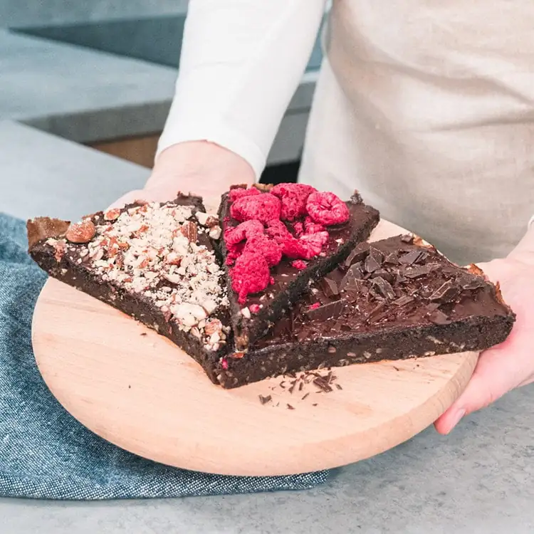 Zdravé dezerty recepty podle Helen čokoládové řezy